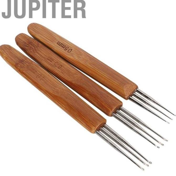 TERBARU 9 PCS SET ALAT TENUN RAMBUT GIMBAL SINGLE DOUBLE 3 GAGANG BAMBU 