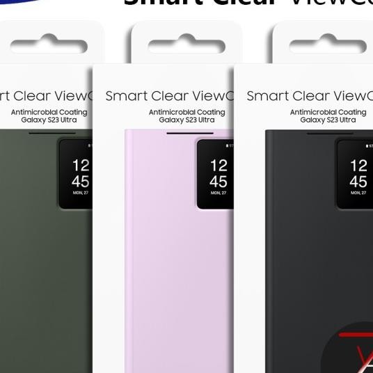 S23 Ultra S23Ultra Flip Smart View Cover Wallet Case