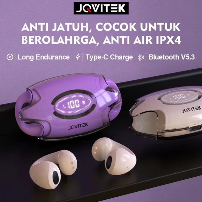 TERBARU Jovitech TWS EP28 Ear Clip Headset Sports Earphone Bluetooth 5.3
