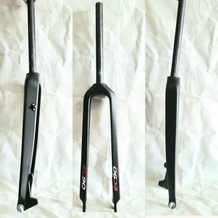 EC90 FORK CARBON RIGID MTB DISC BRAKE FORK FULL CARBON HYBRID OS EC90
