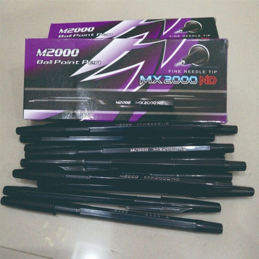 

PROMO TERBARU 1 PAK PULLPEN OT M2000ND ISI 12 PCS TINTA HITAM BOLPOIN PEN PULPEN BALP 1 BOX ISI 12 /