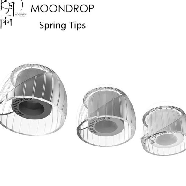 Moondrop Spring Tips Eartips Soft Silicone Earpiece