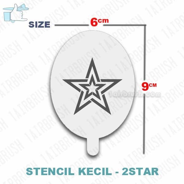 

Stencil Cetakan Gambar Set Kecil Airbrush Sm9 Gla