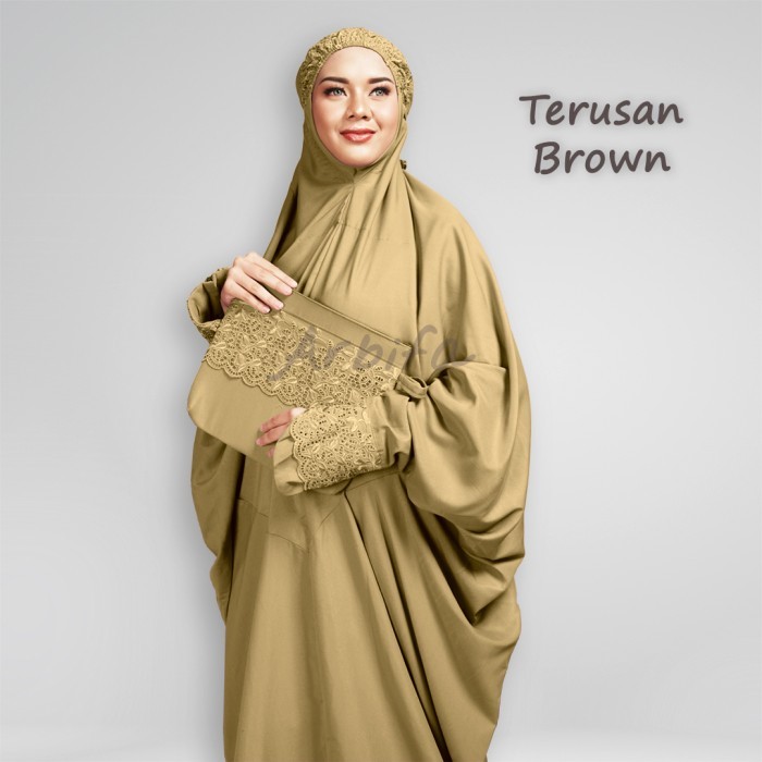 SALE MUKENA KHODIJAH TERUSAN JUMBO DEWASA MUKENA KHADIJAH SYAHRINI FULL