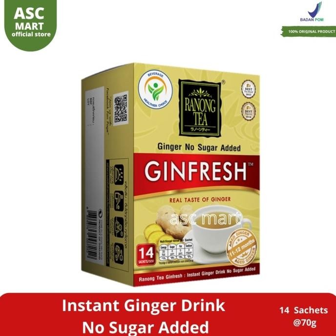 

BIG SALE RANONG TEA INSTANT GINGER DRINK NO SUGAR ADDED !!!!!