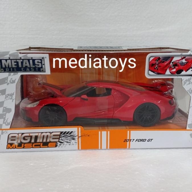 diecast 1:24 jada Bigtime muscle 2017 ford GT red