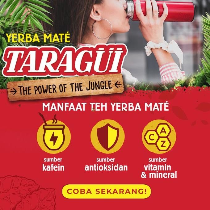 

NEW PRODUK TARAGUI YERBA MATE TEA BAGS 60G | TEH CELUP BOTANIKAL ARGENTINA !!!!!