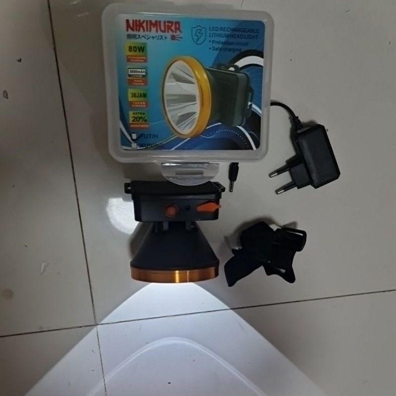 Senter Kepala 80W Putih SIVITECH