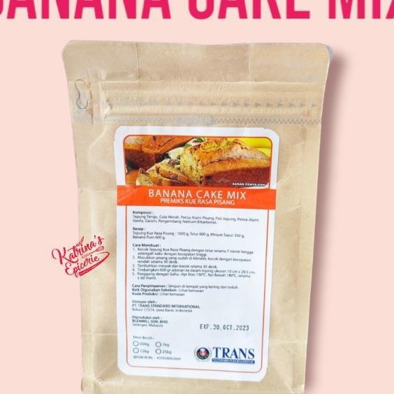 

Trans Banana Cake X 500 Gram Tepung Prex Instant