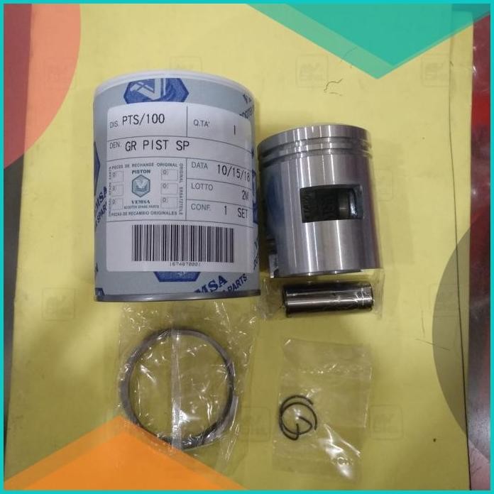 piston seher set vespa PTS merk VEMSA 140BZ4 last stok