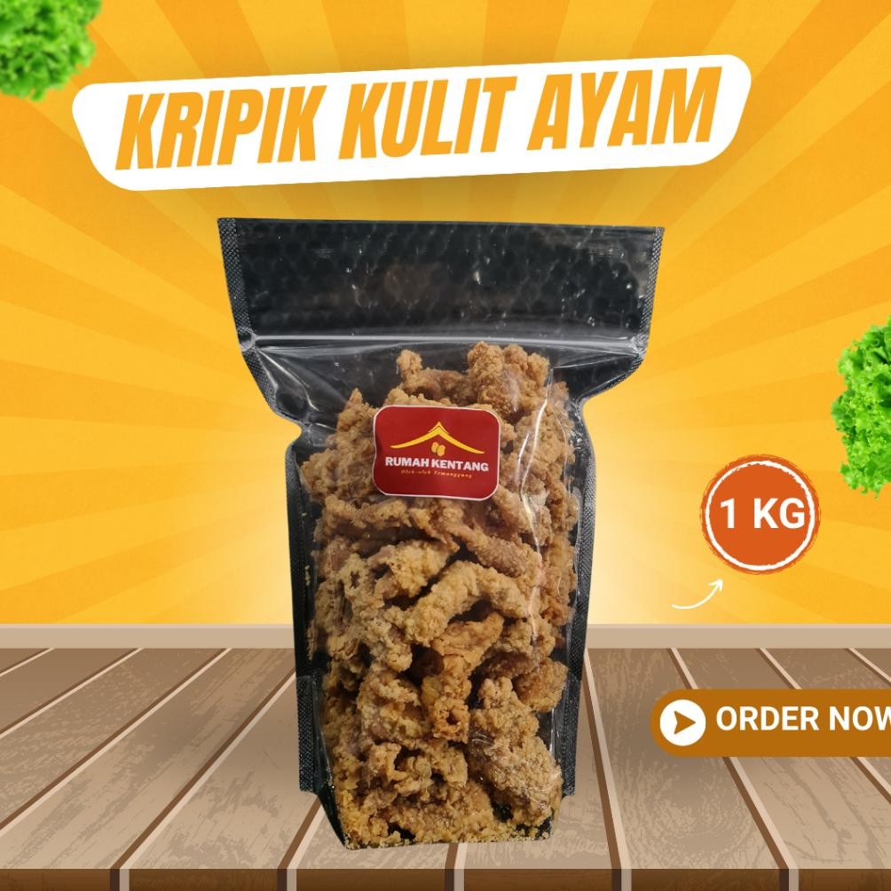 

kulit ayam krispi kulit ayam original kulit ayam crispy kerupuk kulit ayam 1kg kulit ayam crispy 1kg