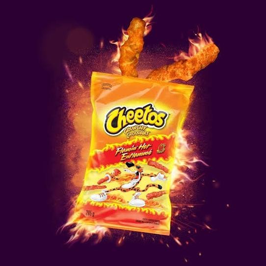 

[BIG SIZE] Cheetos Flamin Hot Crunchy 8 OZ - Cheese Snack Original USA