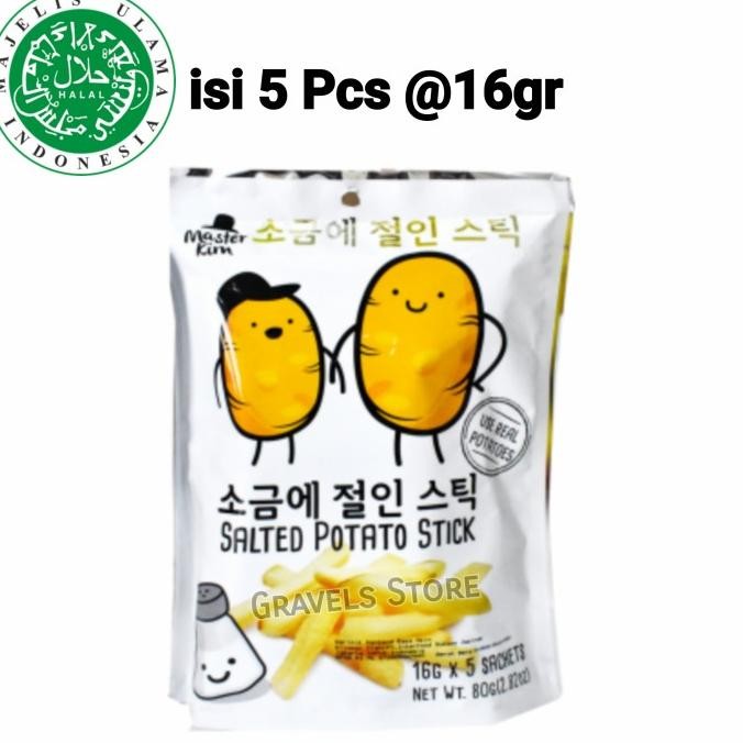 

[Logo HALAL] Master Kim Salted Potato Stick - Snack Kentang Asin