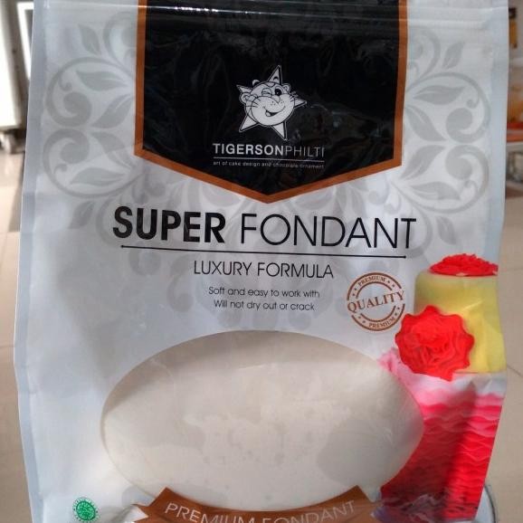 

Tigerson Fondant Putih 1Kg, Pelapis Kue, Cake Decor & Hias
