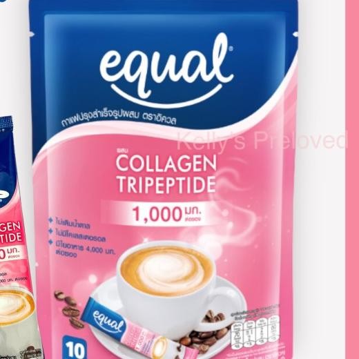 

Equal Coffee Collagen | No Sugar Instant Coffee X | Kopi Kolagen