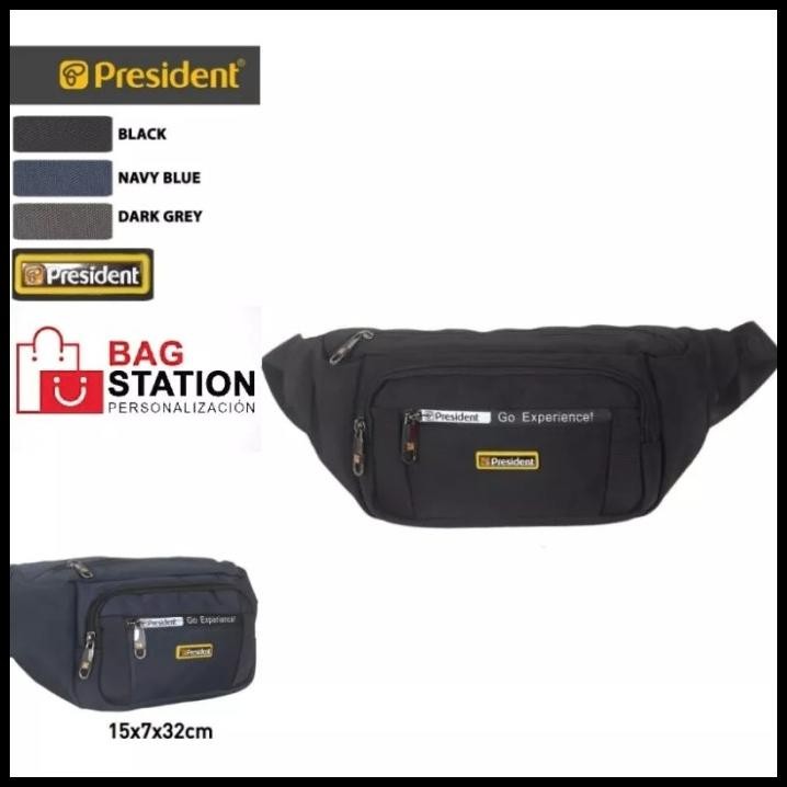 Waist Bag President Original Bum Bag President Tas Pinggang President