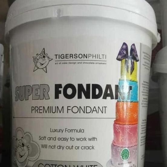 

Spesial Fondant Tigerson Philti White 5Kg