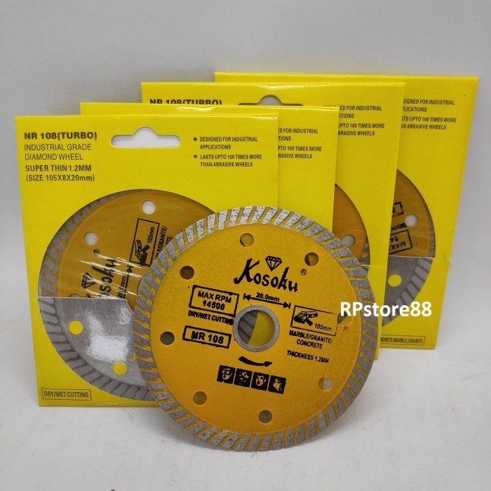 PISAU POTONG KERAMIK GRANIT BATU ALAM KOSOKU - MATA GERINDA - GURINDA