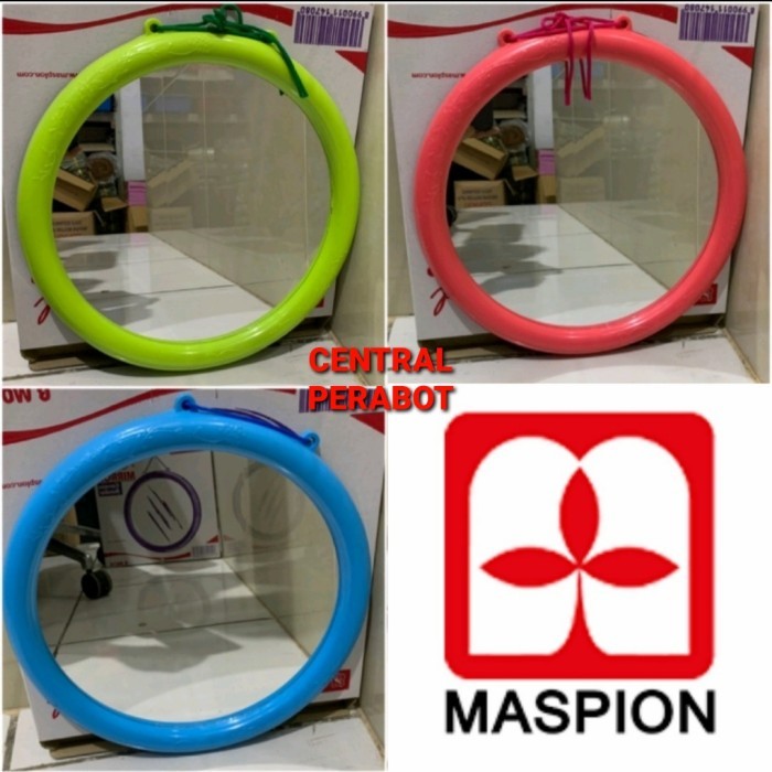 Kaca Cermin / Bulat / Oval / Segi / Kaca Cermin Kamar Mandi / Maspion