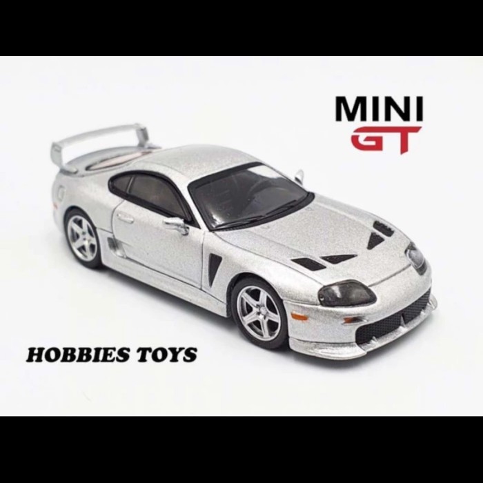 Mini GT 200 Toyota TRD 3000GT Alpine Silver Metalic