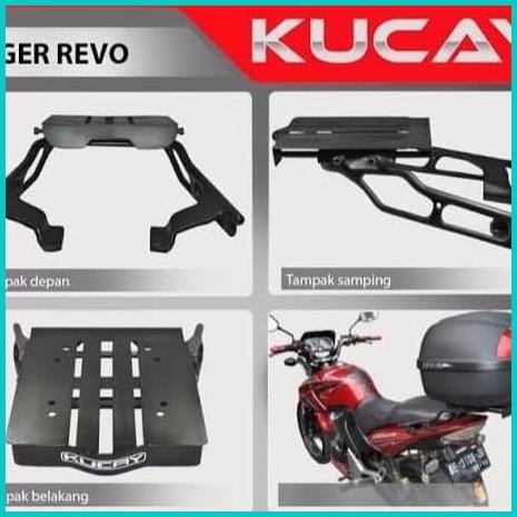 Bracket box motor kucay geser honda tiger revo tirev givi kappa shad