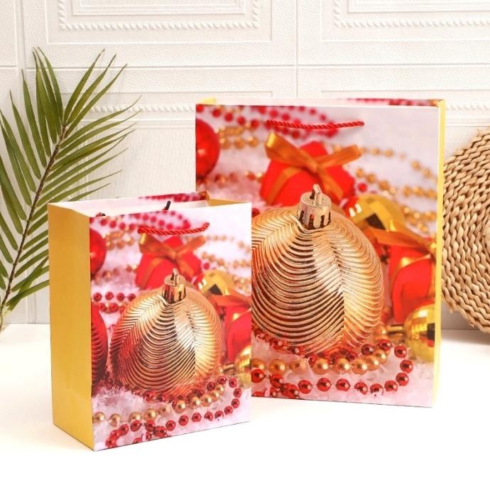 

Paperbag Natal Kantong Goodie Bag Murah Merry Christmas Gift Bag Santa