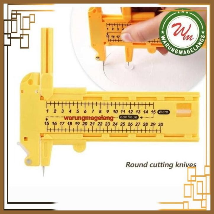 

[WMG] Pemotong lingkaran Compass rotary Circle Cutter papper Craft tool