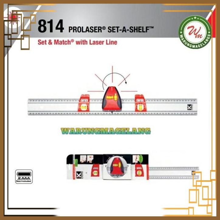 

[WMG] KAPRO 814 SET MATCH PENGGARIS SQUARE PROLASER LASER GUIDE 60CM KAPRO