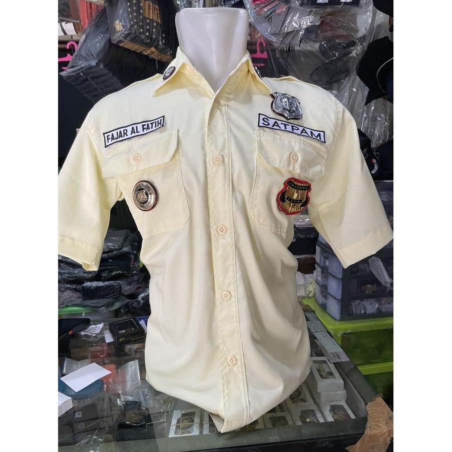 Seragam Pdh Satpam Cream 2023 | Seragam Pdh Satpam Terbaru - Satpam Premium Berkualitas