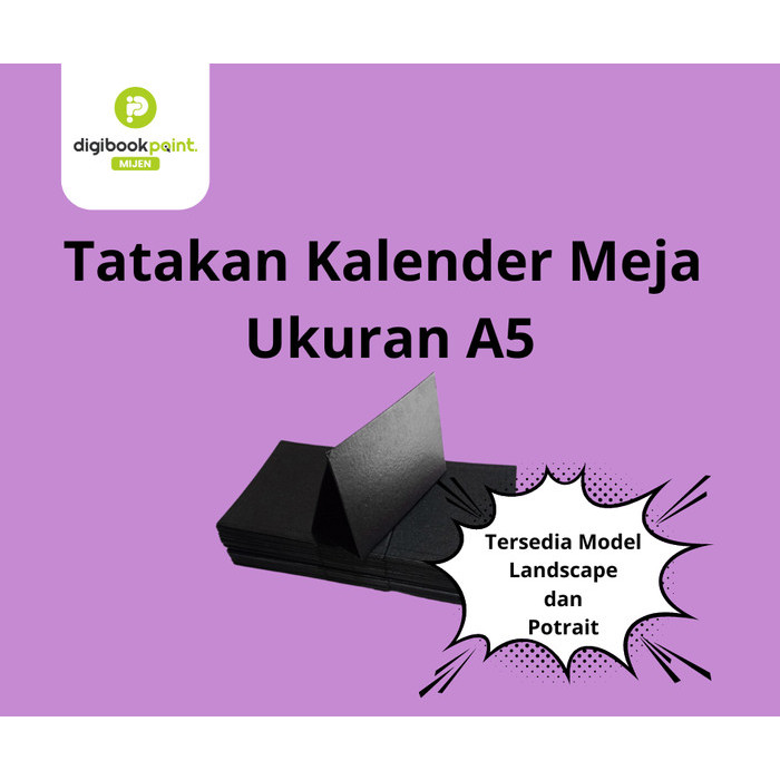 

Murah Tatakan/Dudukan Kaki Kalender Meja 2025 Bahan Linen - Hard Cover Ukuran A5 (21x15 cm) - Warna Hitam Elegan