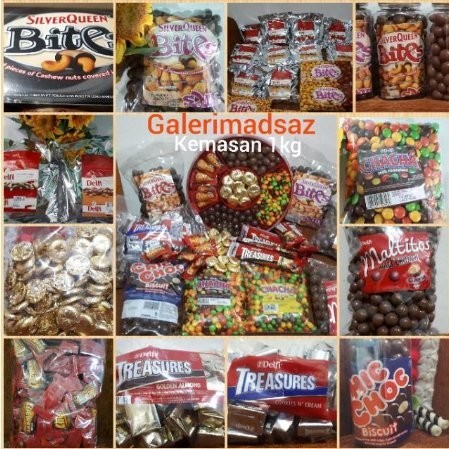 

Coklat Delfi Kiloan 1Kg Murah Ori Delfi, Silverqueen, Treasure
