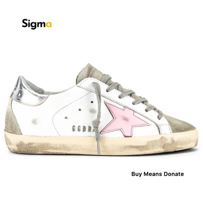 Baru Sneakers Golden Goose Superstar Pink White Distressed (Wmns) Kekinian