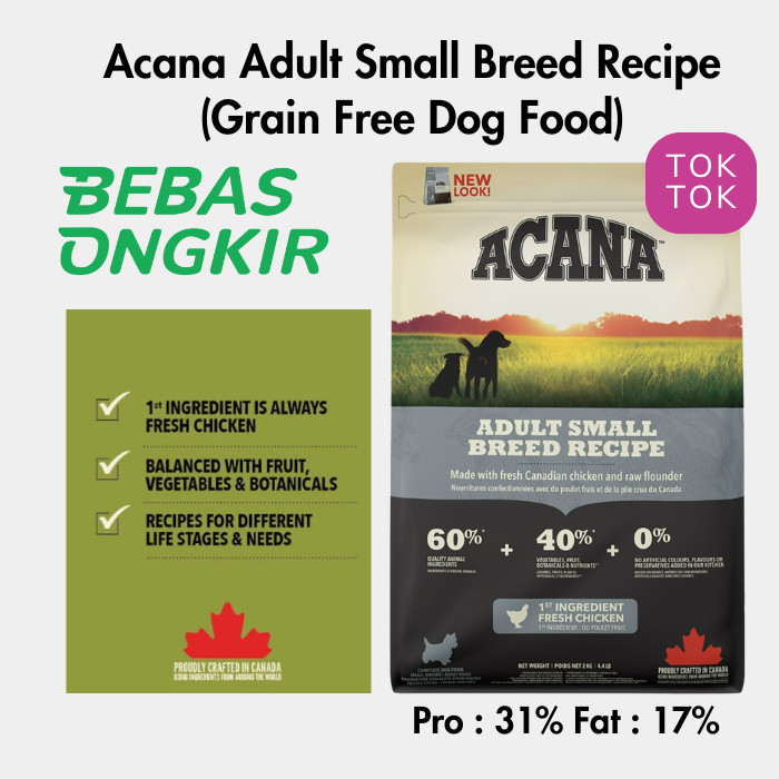 Acana Adult Small Breed (Dog Food)