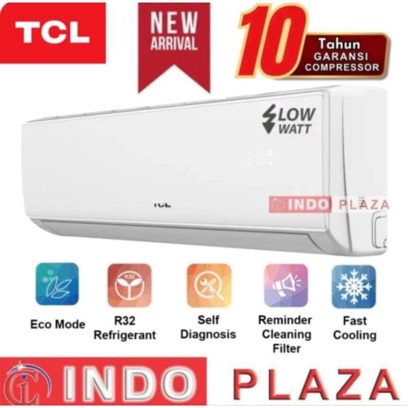 AC TCL 1/2 PK TAC-05CSD/XSS LOW WATT ANTI KARAT - FAST COOLING (MEDAN)