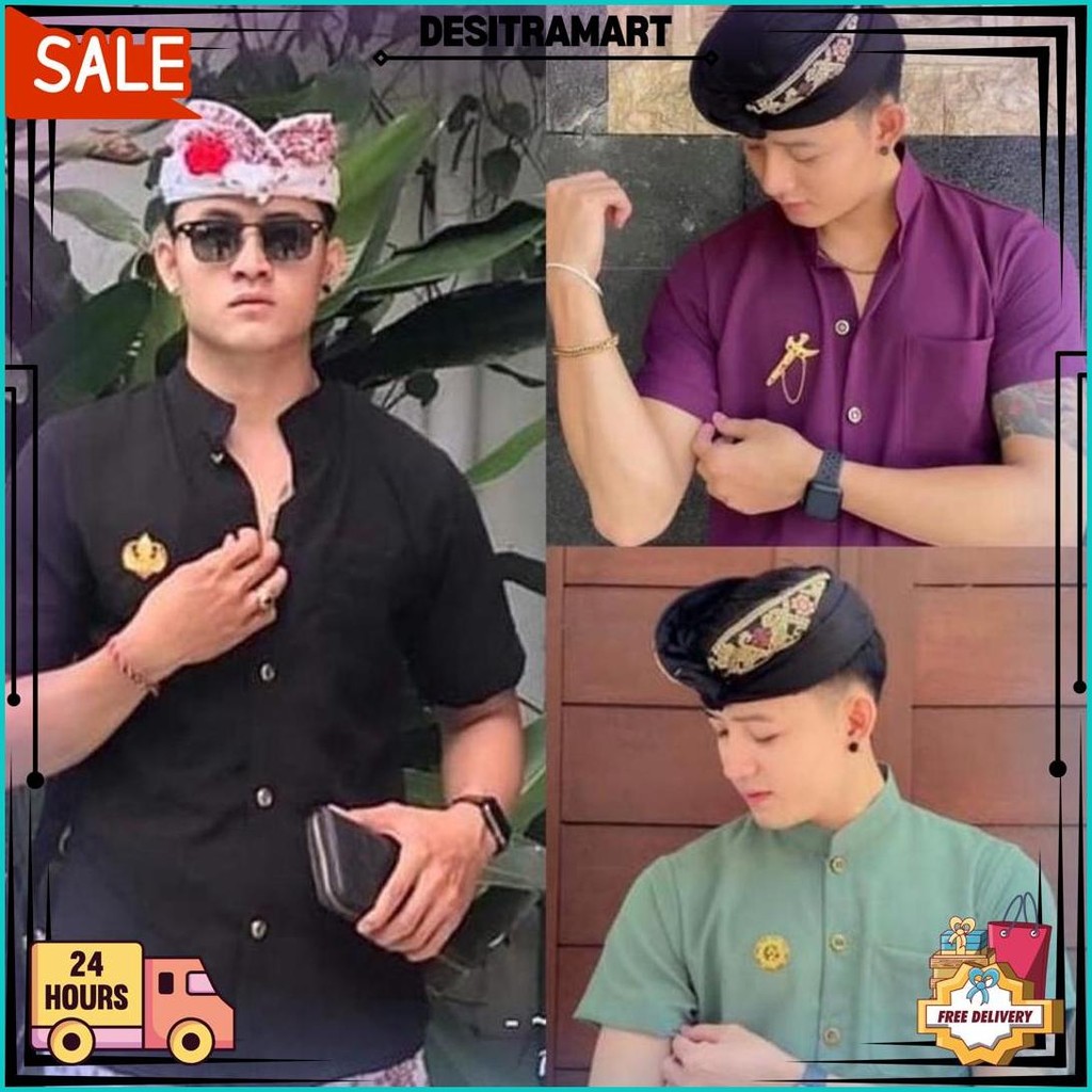Aneka Pin Bros Keris / Barong Udeng Safari Alpaka Bali Bulu Merak Krisna S Gratis Ongkir