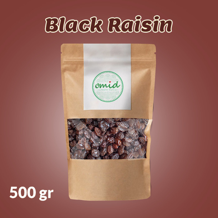 

Organic Black Raisin (Kismis Hitam Organik) 500gr