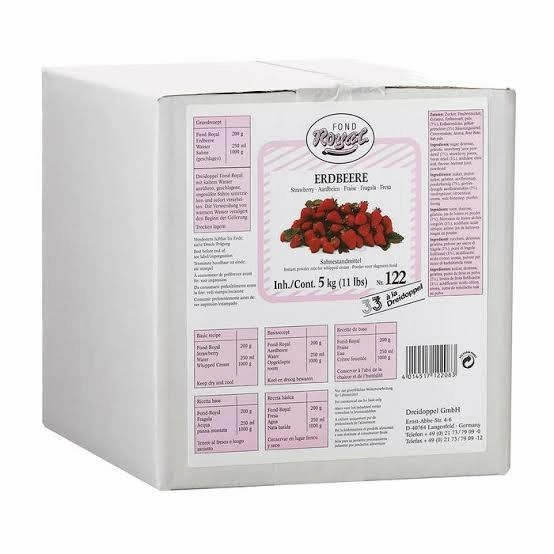 

Dreidoppel Fond Royal CL Strawberry Perisa Bubuk Powder 100gr Puding