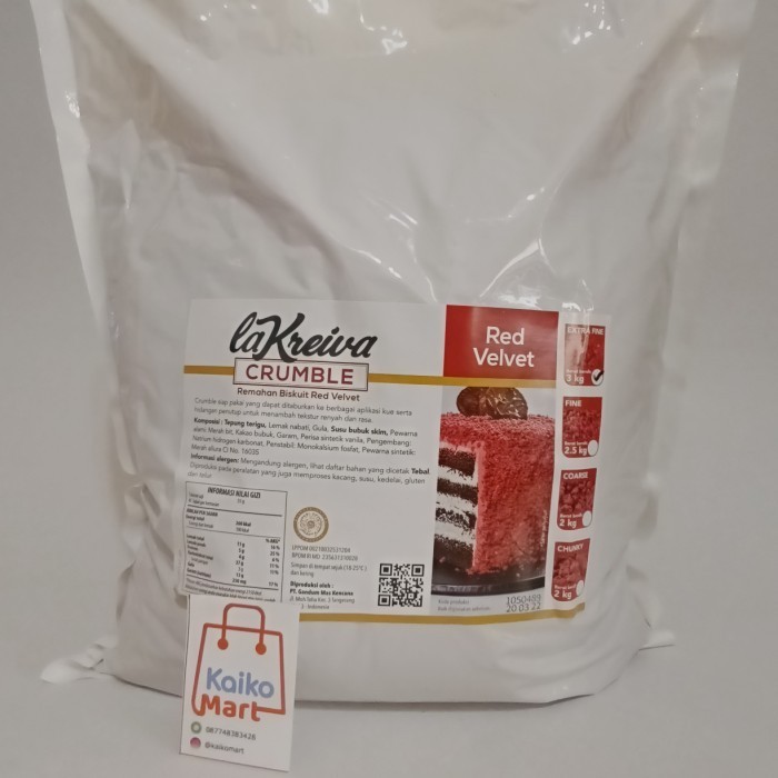 

LA KREIVA RED VELVET EXTRA FINE REPACK 1KG
