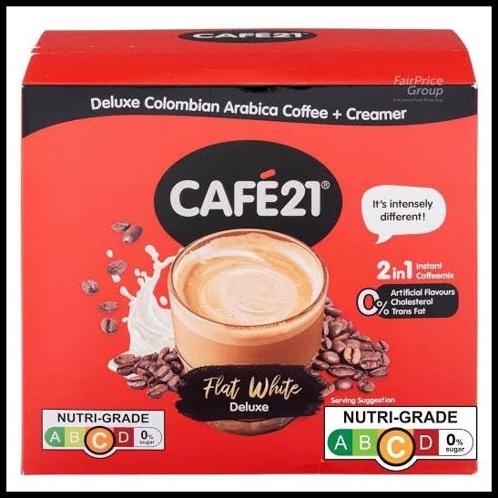 

[Halal] Cafe21 Arabica Coffee Low Fat - Flat White / Oat Latte Cafe 21