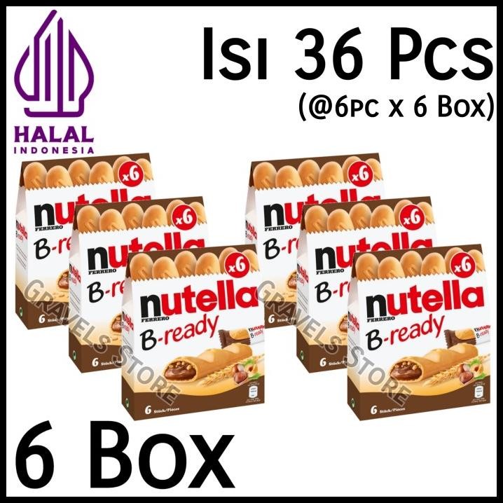 

[Halal] Ferrero Nutella B-Ready / B Ready / Bready - Cokelat Hazelnut