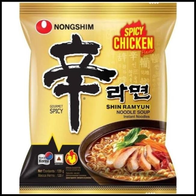 

[Logo Halal] Nongshim Shin Spicy Chicken Ramen - Shin Ramyun Korea