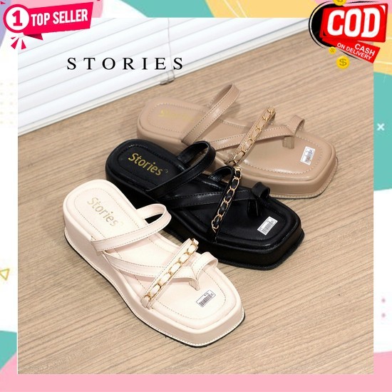 Wedges Mewah Cewek Sendal Premium Sandal Jinjit Wisuda Pesta Wanita Bisa Cod Selop Imlek Dewasa Sepa