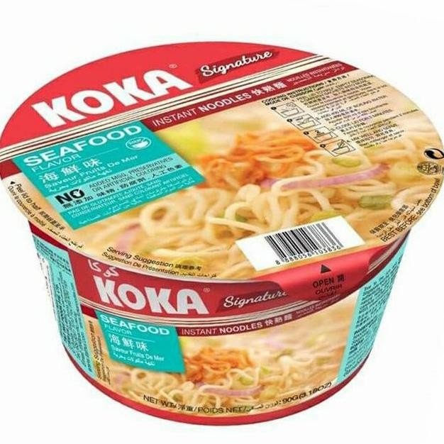 

Koka Bowl Seafood Flavour - Mie Instan Rasa Seafood ala Singapura