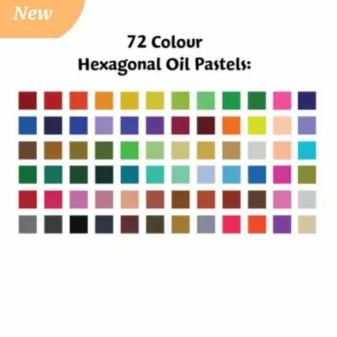 

Flash Sale Crayon Faber Castell / Hexagonal Oil Pastel Faber Castell 72 Warna Murah