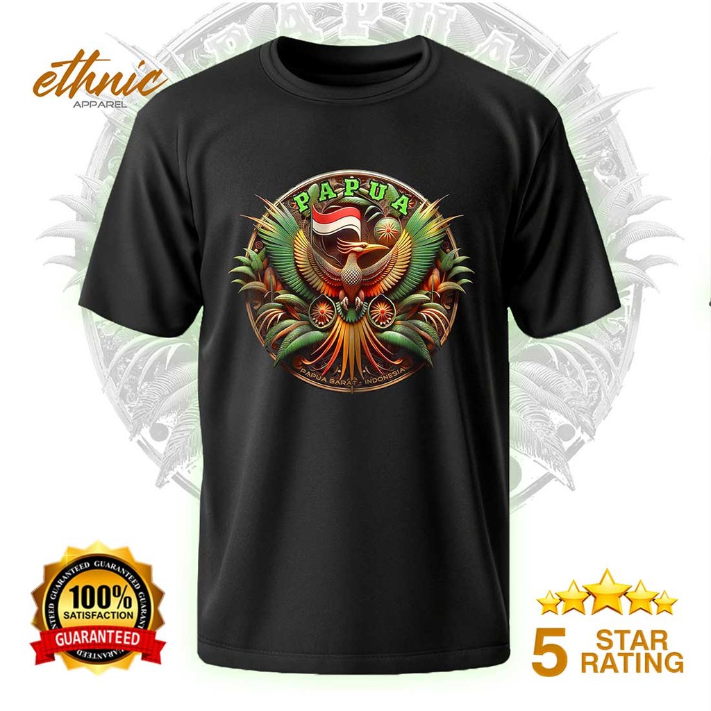 T-shirt Kaos Distro PAPUA - PAPUA - Premium Quality - PAX2