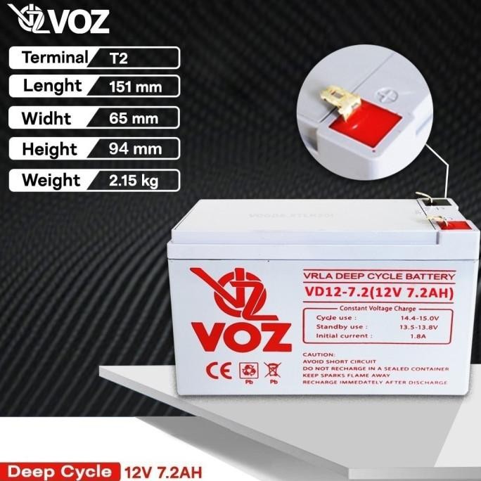 AKI KERING VOZ 12V7AH AKI UPS 12V 7AH