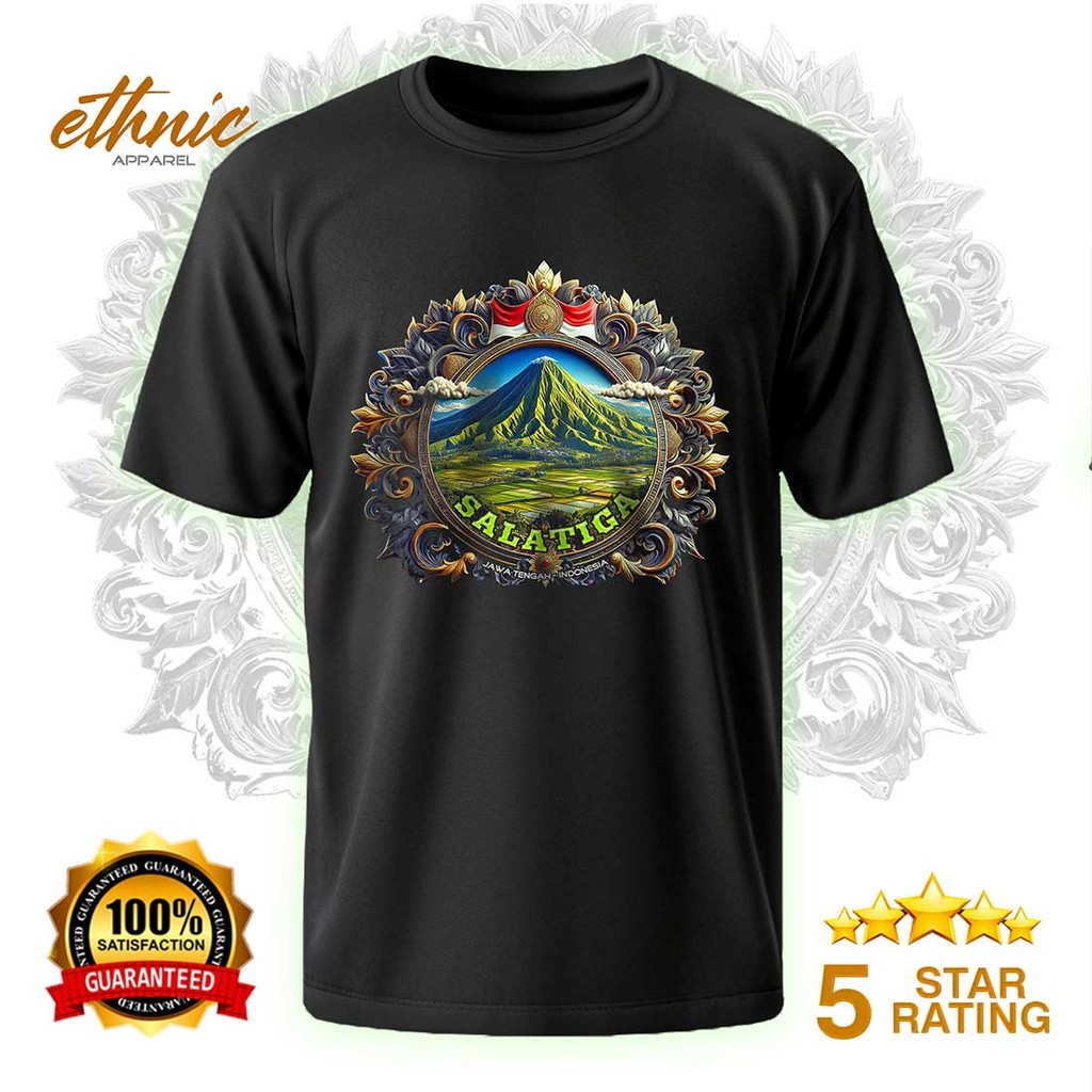 T-shirt Kaos Distro SALATIGA - JAWA TENGAH - Premium Quality - SLTX3