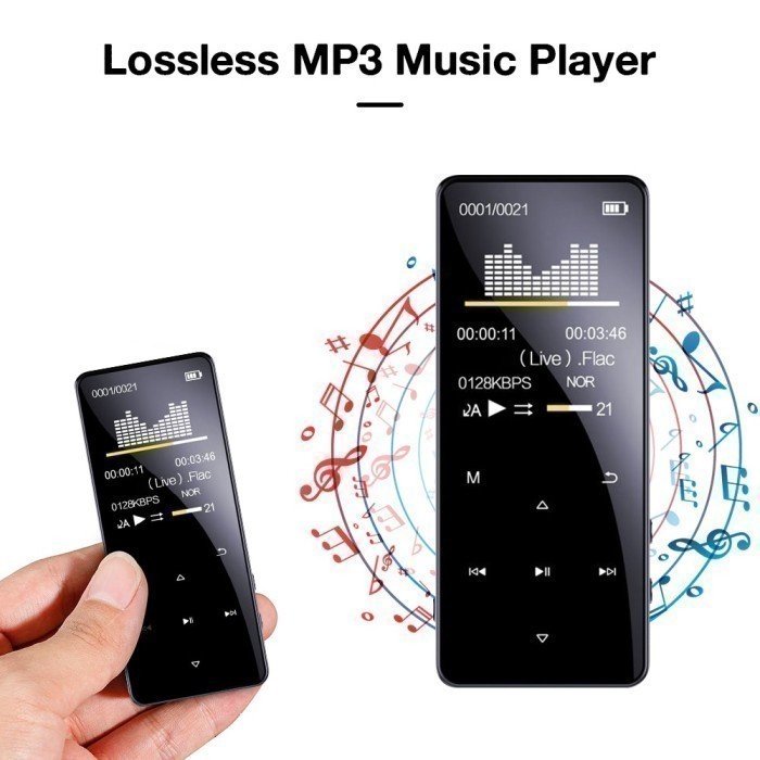 Mrobo A6 8Gb - Mp3 Mp4 Digital Audio Player Lossless Hd Flac