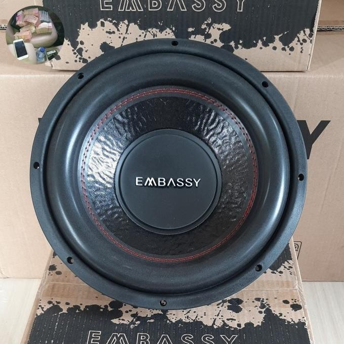 SUBWOOFER EMBASSY 1000 WATTS ES - 1202J SUBWOOFER 12" EMBASSY 1202J 2807T