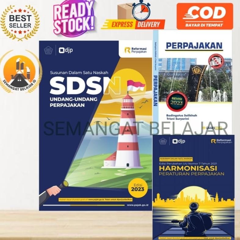 Buruan Beli Buku Perpajakan 2023 - Buku Sdsn Perpajakan Harmonisasi - Buku Perpajakan Yang Update Uu